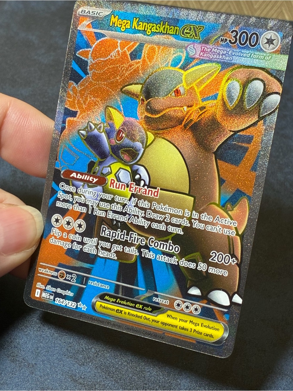 Mega Kangaskhan ex Ultra Rare (164/132) Pokemon card